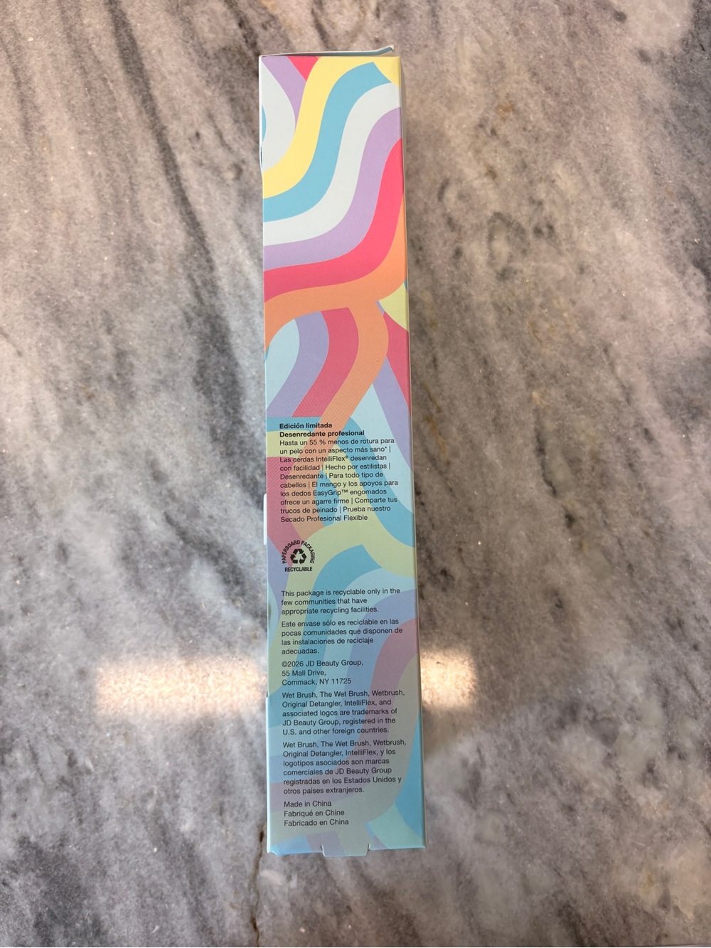 Wet Brush Pro Limited Edition Turquoise Wave Detangler Brush - Picture 6 of 6
